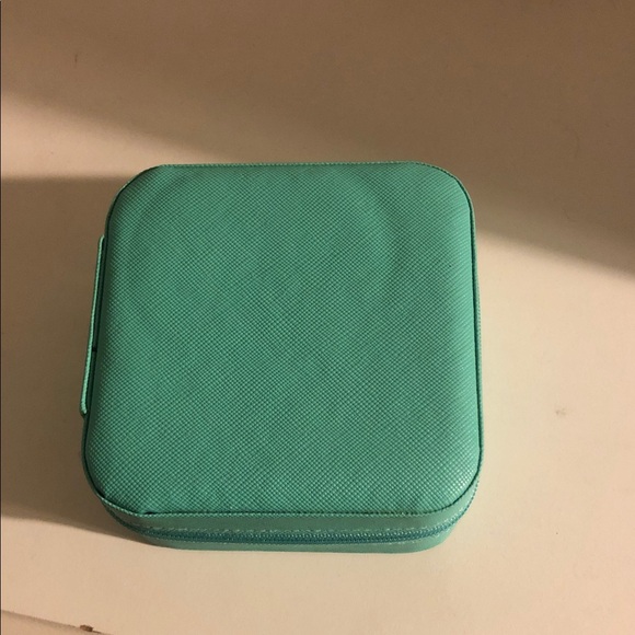 Turquoise Travel Jewelry Organizer Case - Picture 4 of 5